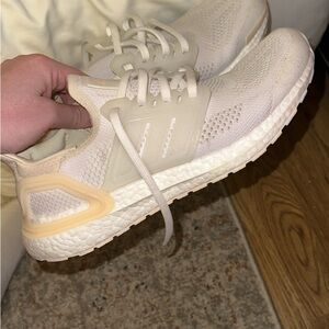 adidas Cream Athletic Shoes